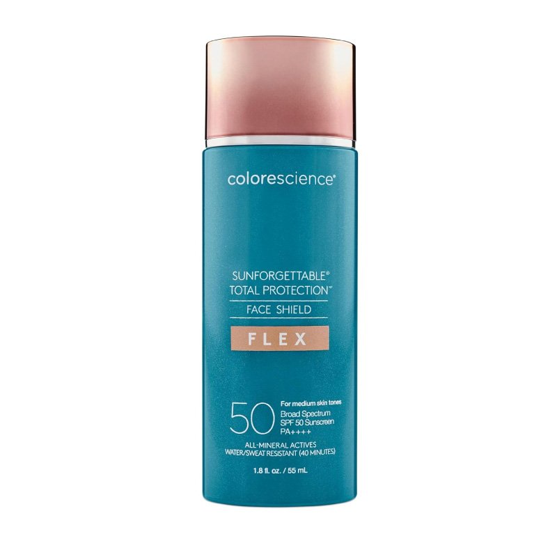 sunforgettable total protection face shield flex spf 50 medium