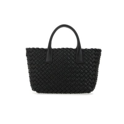Bolso negro trenzado