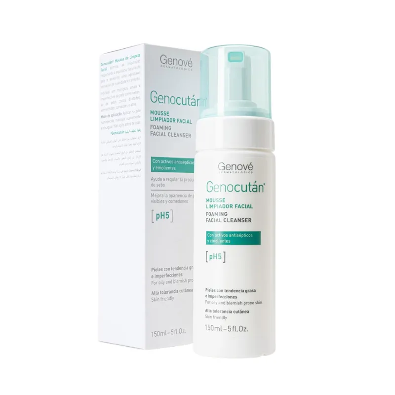 Genocután Mousse Limpiador facial